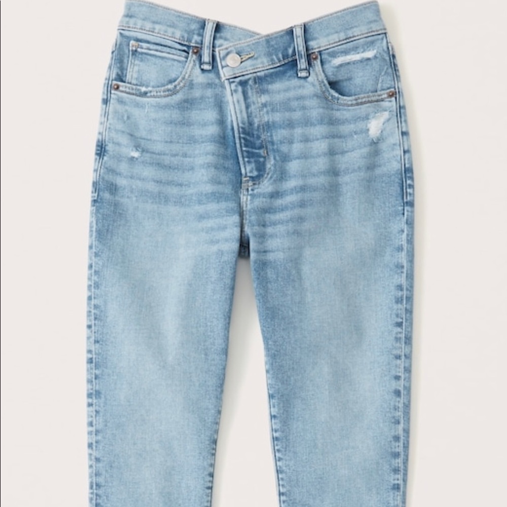 Abercrombie & Fitch Super Skinny High Rise Ankle with Crossover Waist